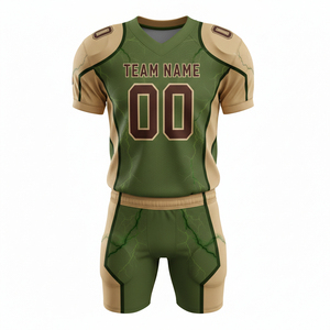 Conjunto de Uniforme de Fútbol Americano de Secado Rápido, Antibacterial y Anti-UV, con Logotipo en la Parte Delantera - Product Image 2