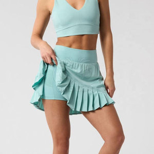 Women Sports Tennis <b>Skort</b> Lightweight Stretch Skirt Quick Dry Breathable Activewear For Tennis Golf <b>Running</b> Training - Product Image 5