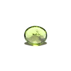 Natural Faceted Oval Peridot 5.67 Carat Loose Gemstone for Fine Jewelry - Product Image 2