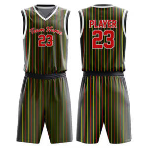 Ensembles d'uniformes de basketball respirants de haute qualité OEM/ODM, impression par sublimation avec logo personnalisé, maillots et shorts de basketball en faible quantité minimale de commande (MOQ) - Product Image 4
