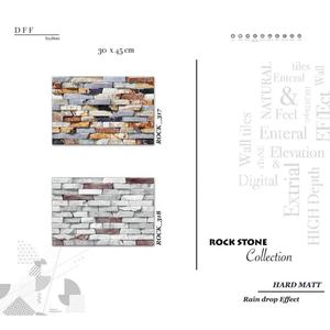 Azulejos de Pared para Exterior de Cerámica Digital con Diseño de Piedra Natural en Relieve de Alta Profundidad, 300x450mm (30x45cm), Elevation Concept 12x18, Acabado Satinado Mate - Product Image 3