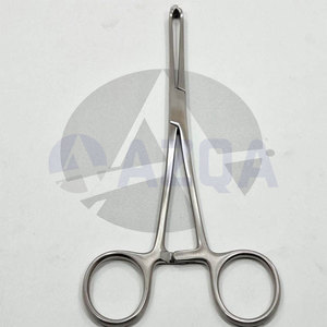 Stainless Steel Allis Tissue Holding Forceps With Serrated Jaws Locking Ratchet And Finger <b>Ring</b> Handles For Surgical Use - Product Image 4