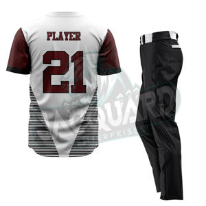 Maillot de baseball personnalisé sublimé pour homme, tenue de sport respirante pour équipe de jeunes, collection sportive et compétitive 2025 - Product Image 2