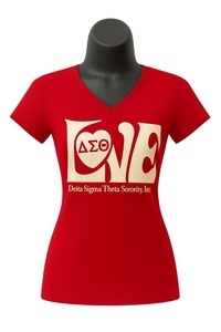 Camisetas Personalizadas al por Mayor para Mujeres, Camisetas de Verano con Parches de Lona Transpirable, Cuello en V, Algodón, para Eventos Universitarios y de Fraternidad - Product Image 5