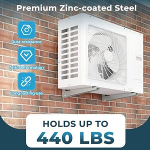 Mini Staffa di Montaggio a Parete per Condizionatori d'Aria Split Senza Condotto da 6000-12000 BTU - Product Image 6