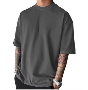 Camiseta al por mayor de 260 g/m² 100% algodón, personalizada, de alto gramaje, con lavado ácido, estilo vintage, oversize, camisetas lavadas - Product Image 3