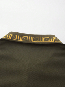 Chemise pour homme, coupe classique, tricotée unie, séchage rapide, manches courtes - Product Image 5