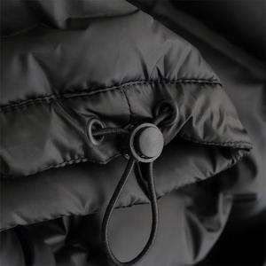 Chaqueta acolchada para mujer, de nailon y poliéster, transpirable, para clima frío, con capucha, precio al por mayor. - Product Image 5