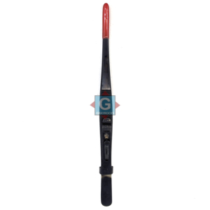 Gray Rocks Jewelry Tweezers Flat Round Plastic Precision <b>Pick</b>-<b>Up</b> <b>Tool</b> Adjustable Lock Position Anti-slip Grooves - Product Image 2