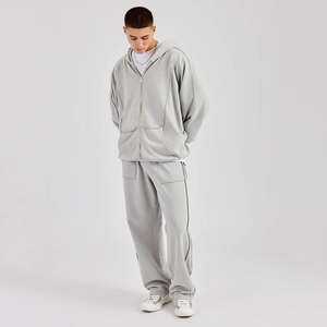 Conjunto Deportivo para Hombre de Primera Calidad, Ropa Deportiva 100% Algodón, Logotipo Personalizado, para Correr, Trotar al Aire Libre, Ligero - Product Image 1