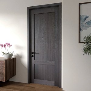 Puerta de entrada de madera personalizada ecológica, moderna, resistente al agua y al moho, para baño o dormitorio, con apertura lateral. - Product Image 2