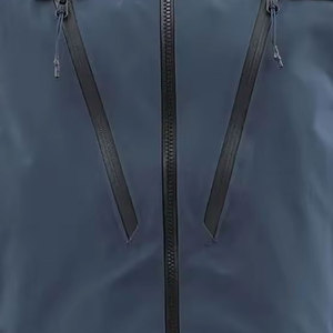 Veste de pêche à la mouche unisexe 100% imperméable et respirante UPF 50, fermeture éclair, poches avant, couleur unie, design à capuche - Product Image 3