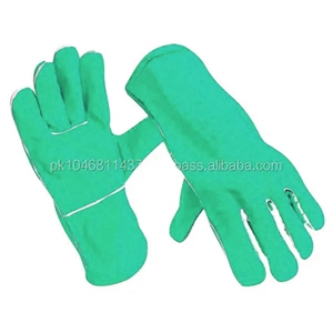 Guantes de Seguridad JNM de Cuero Resistente, de Piel de Vacuno, Resistentes a Chispas, para Trabajos de Soldadura, Hechos con Cuero de Alta Calidad - Product Image 4