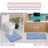 Customised High Quality Natural Premium Design Bruss Luxury 100% Cotton Contour Bath <b>Mat</b> 20"x20" Reversible Bath Rug Wholesale - Product Image 3