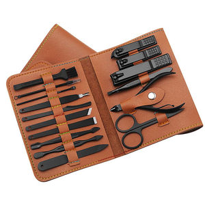 HARRAR GROUP COMPANIES Kit de manucure et pédicure professionnel 5-en-1 en acier inoxydable, coupe-ongles, pince à cuticules pour adultes - Product Image 1