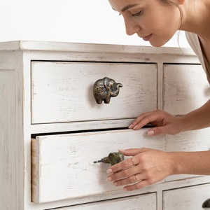 Tirador de Gabinete de Hierro Fundido con Forma de Elefante, Diseño Moderno para Dormitorio, Baño, Oficina en Casa, Decoración de Muebles, Fácil Instalación - Product Image 3