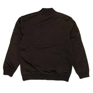 Veste varsity streetwear pour homme avec broderie, patchs COOL, logo personnalisé, veste bomber de baseball, manteau d'hiver avec fermeture éclair - Product Image 4