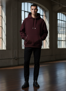 Sweat à capuche personnalisé avec strass pour homme, coupe oversize, 500 g/m², lourd, délavé à l'acide, zippé, streetwear, en molleton bouclette, marque ODM - Product Image 5