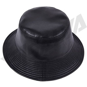 Sombrero de Pescador de Cuero PU Negro, Impermeable, al por Mayor - Product Image 4