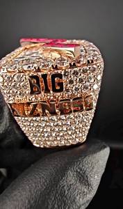 Luxury Moissanite Statement Ring <b>Solid</b> <b>Silver</b> Yellow Gold Plated Unisex Hip Hop Jewelry for Bold Personal Style - Product Image 2