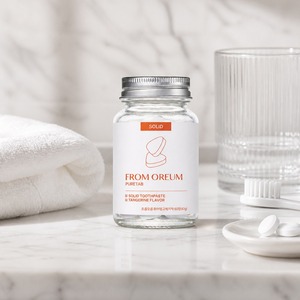 [FROM OREUM] Pasta de Dientes Sólida 60 Tabletas con Sabor a Mandarina de Jeju para una Rutina Bucal en Movimiento - Product Image 2