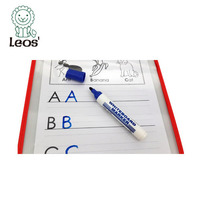 Pochettes de présentation de documents en PVC transparent robustes, imperméables, résistantes aux déchirures, réutilisables, effaçables à sec, avec logo personnalisé pour l'école et le bureau
