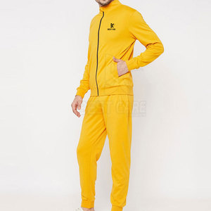 Survêtement zippé pour homme, couleur unie, design et taille personnalisés, prix bas, vente en gros, qualité supérieure, fabriqué au Pakistan - Product Image 2