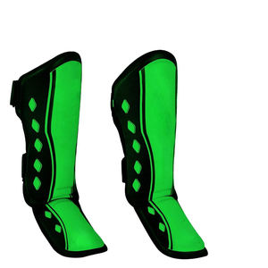 Protectores de Espinilleras Ligeros y Duraderos en Oferta, Protectores de Cuero para Entrenamiento de MMA, Equipo de Protección para Artes Marciales y Boxeo - Product Image 5