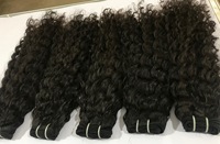 Extension de cheveux vierges lisses en cheveux humains indiens bruts naturels, fabriqués en Inde, vendus par des Indiens.