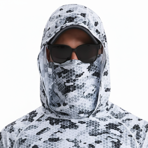 T-shirt de pêche personnalisé OEM 100 % polyester, coupe ajustée, élégant, manches longues, respirant, protection UPF 50+, meilleur prix - Product Image 3