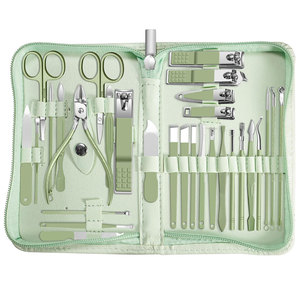 Manicure Set Professional Nail Clippers Kit <b>Pedicure</b> Care <b>Tools</b> Stainless Steel Women Grooming Kit for Travel - Product Image 5