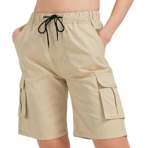 Cargo Shorts For Women's Light Weight Multi Pockets Anti Wrinkle Breathable Best Designs With Durable <b>Stuff</b> women's Shorts - Product Image 5