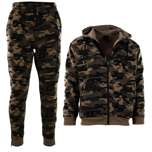 Ensembles de survêtements pour hommes, manches longues, fermeture éclair intégrale, veste et pantalon de sport, tenues en 2 pièces - Product Image 6