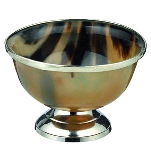 Bol en corne artisanal unique, décoration de table classique, bol en corne organique, matériau naturel, accessoire pour la maison, bol en corne design - Product Image 6