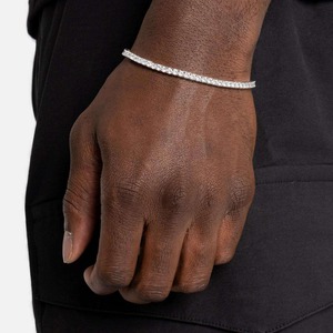 Bracelet tennis en diamant de qualité supérieure, bijoux de luxe pour mariage, fête, anniversaire et usage quotidien, disponible au meilleur prix - Product Image 2