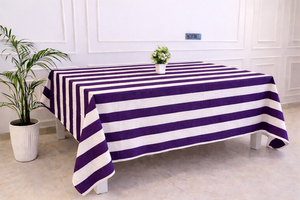 Nappe en coton florale indienne faite à la main, imprimée au bloc, moderne, écologique et durable, idéale pour les mariages, les dîners à la maison, les fêtes et les événements - Product Image 3