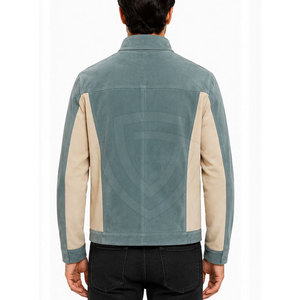 Premium <b>Suede</b> <b>Leather</b> <b>Jacket</b> With Refined Modern Style Soft Texture Comfortable Fit For Men Fashion Retail And Clothing Brands - Product Image 4