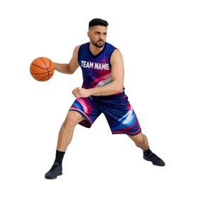 Unisex Basketball <b>Uniform</b> Set 100% Polyester Breathable Moisture Wicking High Quality Unisex Basketball <b>Uniform</b> for Sportswear - Product Image 3