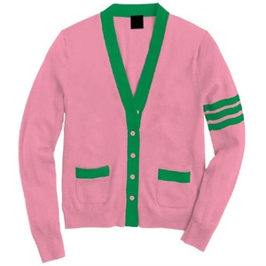 Cardigans noirs à col en V, manches longues, boutonnés sur le devant, en tricot uni, unisexes, pour l'automne, vêtements décontractés - Product Image 4