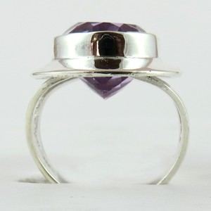 Impresionantes Anillos de Plata de Ley 925 con Amatista Púrpura Ovalada Profunda, Joyería de Piedras Preciosas Naturales, Engaste de Bisel Hecho a Mano, Estilo Bohemio, Tercera Pieza - Product Image 4