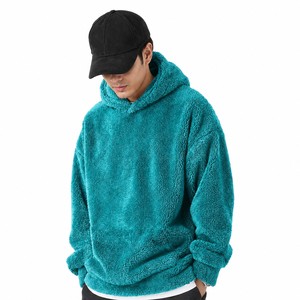 Sweat à capuche en polaire polyester personnalisé 450 GSM, sweat à capuche oversize en polaire, sweat à capuche d'hiver pour les marques de streetwear - Product Image 3