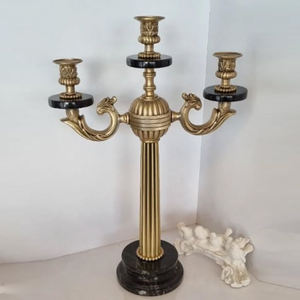 Décoration de table de mariage, bougie, chandelier à 5 bras, chandelier plaqué or, décoration lumineuse, chandelier à bas prix - Product Image 6