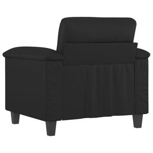 Poltrona Nera da Soggiorno, Design Elegante e Seduta Confortevole - Product Image 5