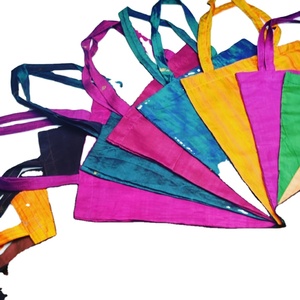 Bolsas de seda con logotipo personalizado, bolsas de compras ecológicas no tejidas con patrón de tiempo, decoración del hogar, regalos promocionales para zapatos - Product Image 2