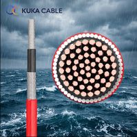 Feuerfestes 35mm² 50mm² 70mm² 95mm² Einadriges XLPE-Isoliertes PVC-Ummanteltes Stromkabel Stahlseil/Band Armiert