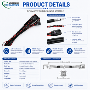 تجميعة كابلات كهربائية مخصصة للسيارات مع غلاف قماشي للحماية والتغليف - Product Image 3