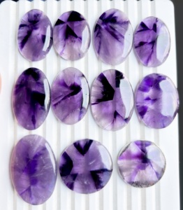 Wholesale Bulk Natural Star Amethyst Cabochon Healing <b>Crystal</b> Quartz Star Amethyst Loose Chakra Spiritual <b>Raw</b> Gemstones OEM - Product Image 3