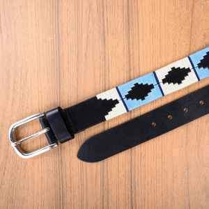 Cinturón de Cuero Auténtico Hecho a Mano, Estilo Argentino, Deportivo, con Hilo Gaucho, para Hombres, Mujeres y Niños - Product Image 4