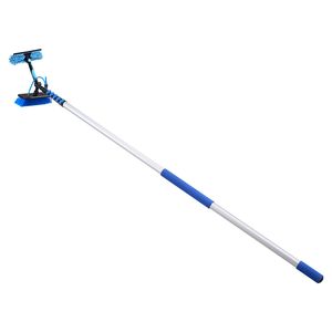 Kit di Pulizia per Pannelli Solari con Asta Telescopica in Alluminio Estensibile da 10 Metri, Spazzola con Alimentazione ad Acqua, Dispenser di Sapone, Materiale Metallico Durevole - Product Image 1