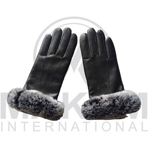 Winter Dress Gloves Outdoor Leather Gloves From Pakistan Women's Fashion Dressing Thermal Car Driving Glove - Product Image 5